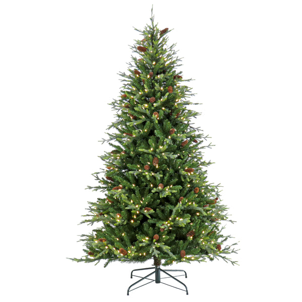 National Tree Company 7.5 Ft. Pre-Lit Skykomish Pine Tree With LED Lights