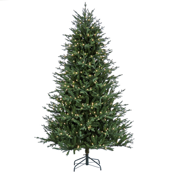 national tree company 7.5 ft. Pre-Lit Wenatchee Fir Tree with LED Lights