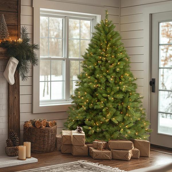 National Tree Company 7.5 Ft. Pre-Lit Winchester Pine Tree With Clear Lights