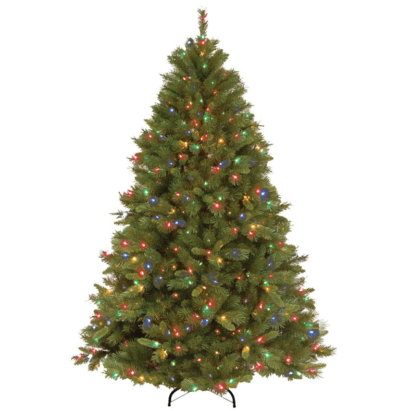 national tree company 7.5 ft. Pre-Lit Winchester Pine Tree with Multicolor Lights