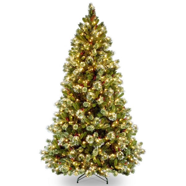 national tree company 7.5 ft. Pre-Lit Wintry Pine Medium Tree with Clear Lights
