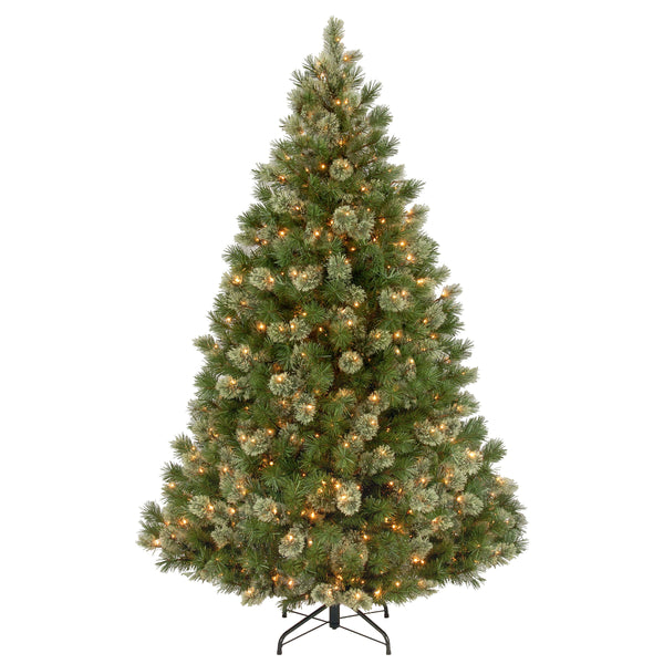 national tree company 7.5 ft. Pre-Lit Wispy Willow Grande Medium Tree with Clear Lights