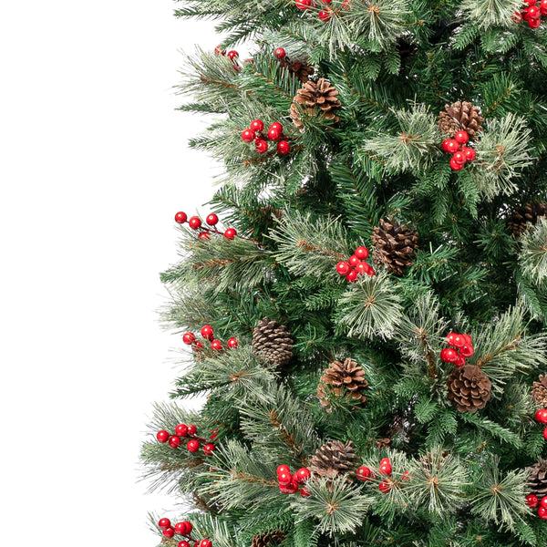 National Tree Company 7.5 Ft. Virginia Pine Mixed Feel Real Slim Tree