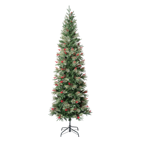national tree company 7.5 ft. Virginia Pine Mixed Feel Real Slim Tree