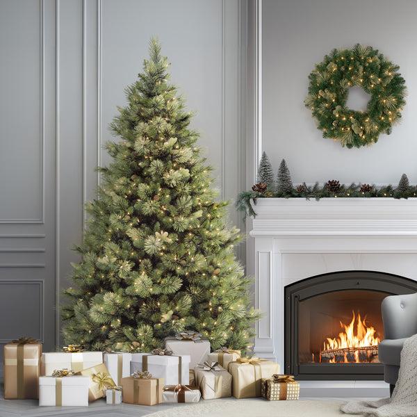 National Tree Company 7 Ft. Pre-Lit Carolina Pine Tree With Clear Lights
