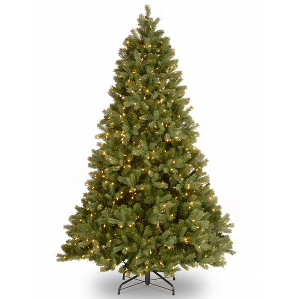 national tree company 7 ft. Pre-Lit Downswept Douglas Fir Tree with Clear Lights