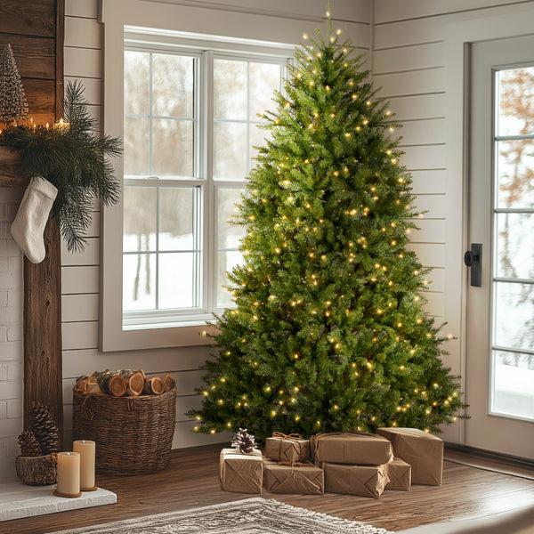 National Tree Company 7 Ft. Pre-Lit Dunhill Fir Tree With Clear Lights