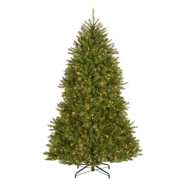 national tree company 7 ft. Pre-Lit Dunhill Fir Tree with Clear Lights