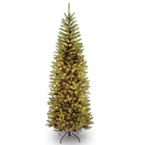 national tree company 7 ft. Pre-Lit Kingswood Fir Pencil Tree with Clear Lights