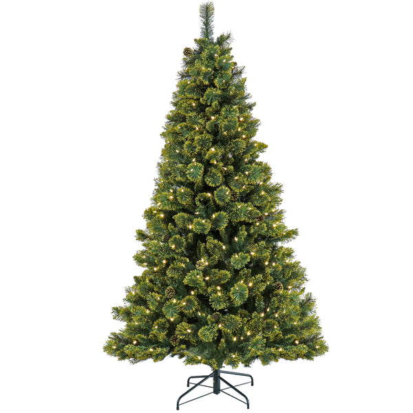 national tree company 7 ft. Pre-Lit Maine Pine Tree with LED Lights