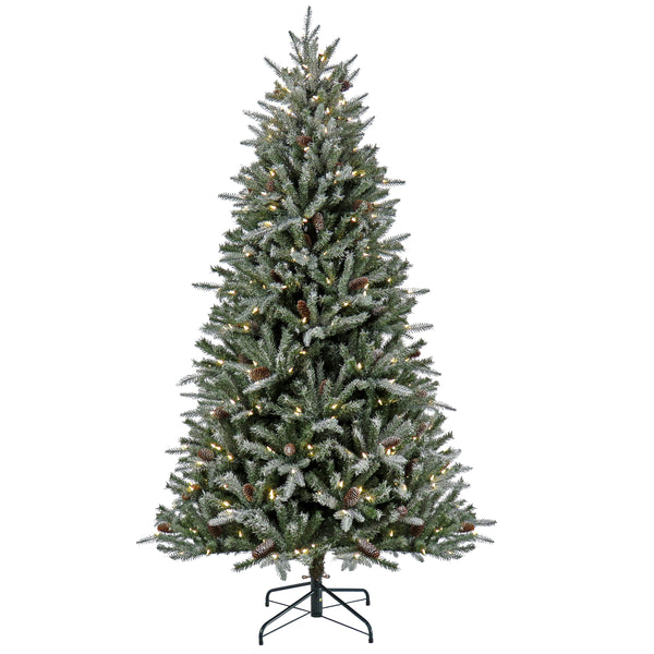 national tree company 7 ft. Pre-Lit Snowy Olallie Pine Tree with LED Lights