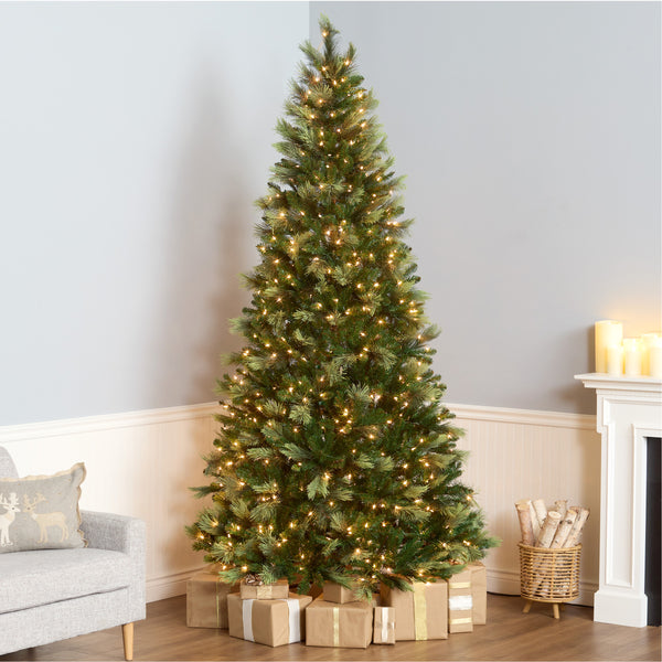 National Tree Company 9 Ft. Pre-Lit Charleston Pine Tree With Clear Lights