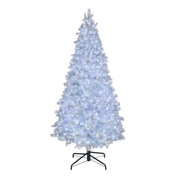 national tree company 9 ft. Pre-Lit Christmas Crystal Pine Tree with LED Lights