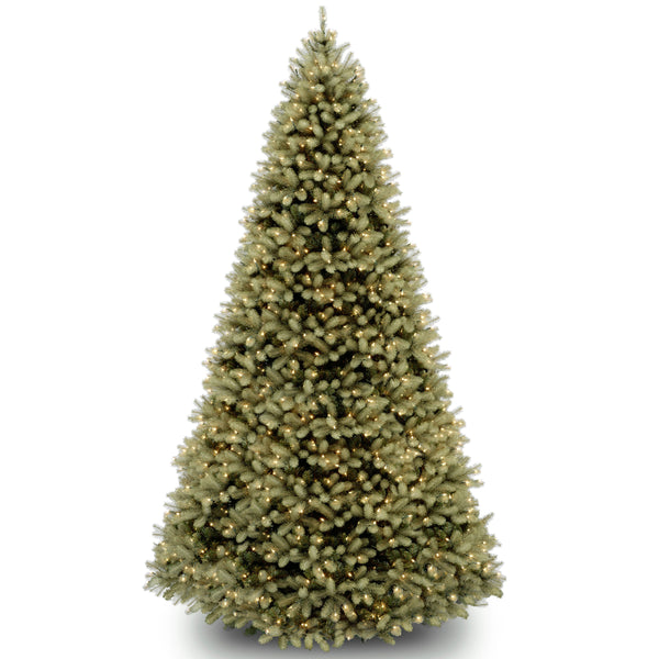 national tree company 9 ft. Pre-Lit Downswept Douglas Fir Tree with Dual Color LED Lights