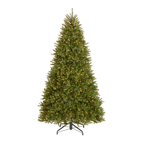 national tree company 9 ft. Pre-Lit Dunhill Fir Tree with Clear Lights