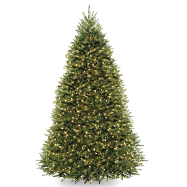 national tree company 9 ft. Pre-Lit Dunhill Fir Tree with PowerConnect Dual Color LED Lights