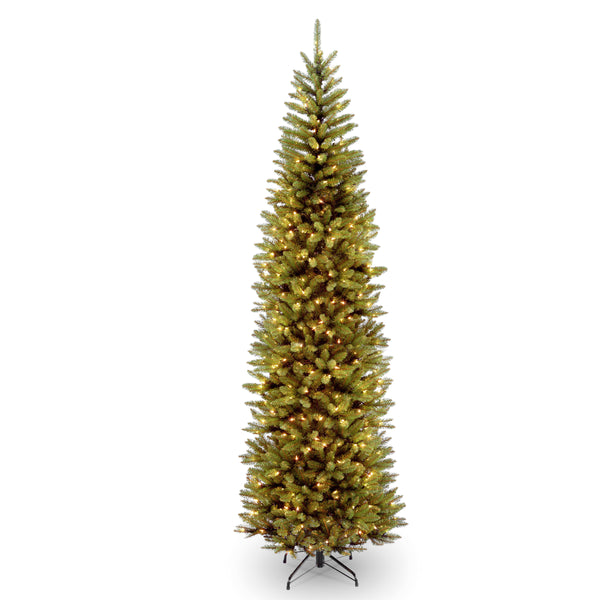national tree company 9 ft. Pre-Lit Kingswood Fir Pencil Tree with Clear Lights