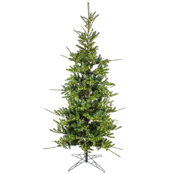 national tree company 9 ft. Pre-Lit Lark Pine Medium Tree with Warm White LED Rice Lights