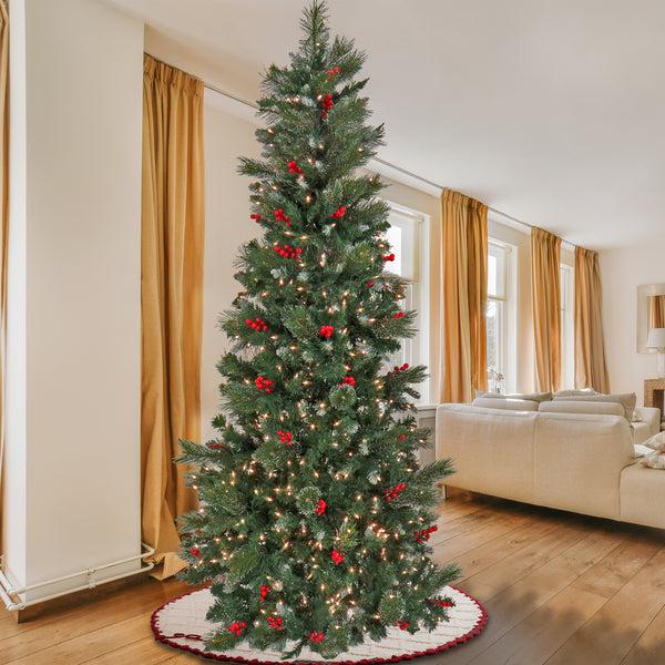National Tree Company 9 Ft. Pre-Lit Meadowlark Pencil Tree With Clear Lights