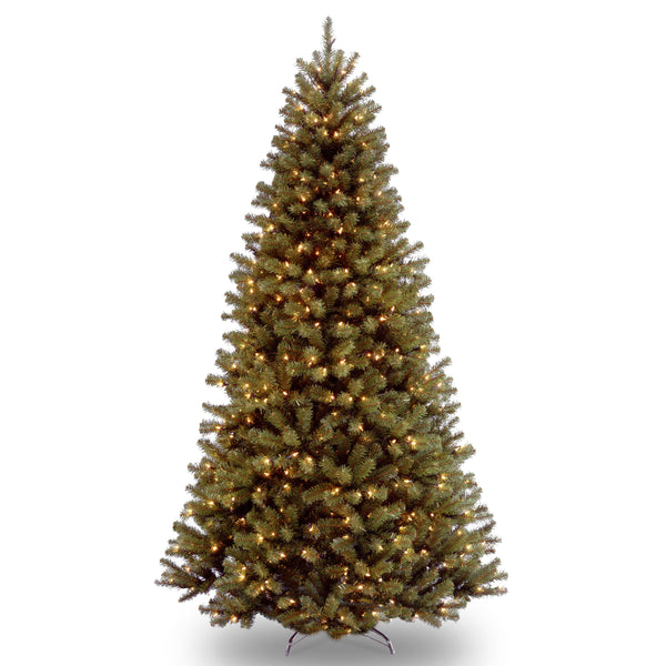 national tree company 9 ft. Pre-Lit North Valley Spruce Tree with Clear Lights