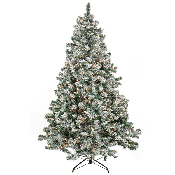 national tree company 9 ft. Pre-Lit Snowy Crestview Tree with Clear Lights national tree company 9 ft. Pre-Lit Snowy Crestview Tree with Clear Lights
