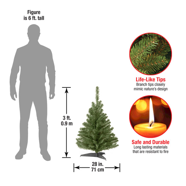 National Tree Company 3 Ft. Kincaid Spruce Tree