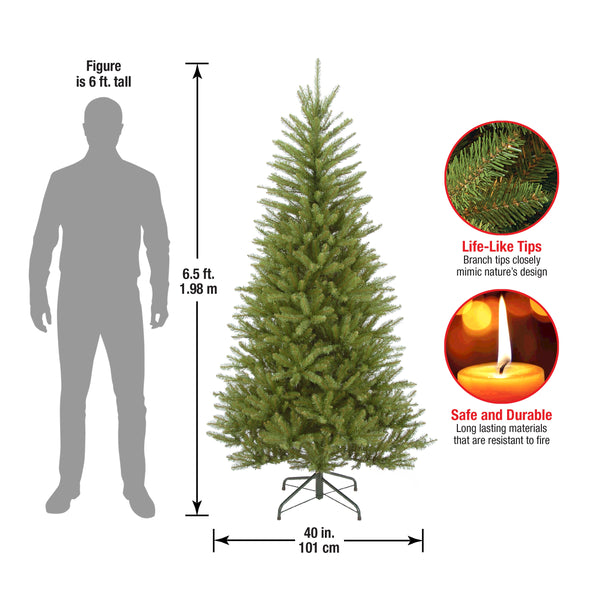 National Tree Company 6.5 Ft. Dunhill Fir Slim Tree