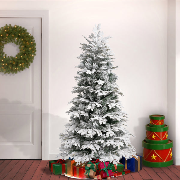 National Tree Company 6 Ft. Acacius Snowy Tree
