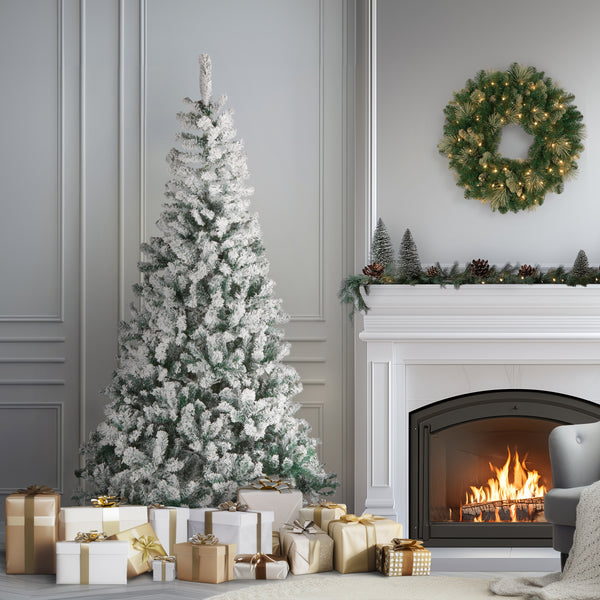 National Tree Company 7.5 Ft. Acacia Flocked Tree