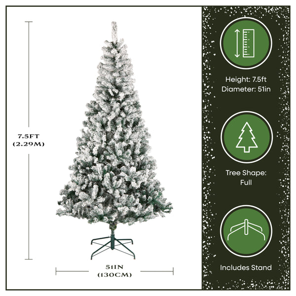 National Tree Company 7.5 Ft. Acacia Flocked Tree