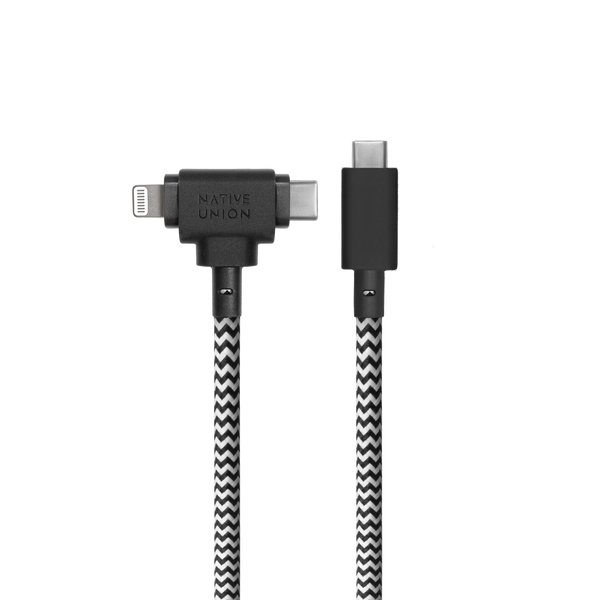 Native Union Belt Cable Duo (USB-C To USB-C & Lightning)