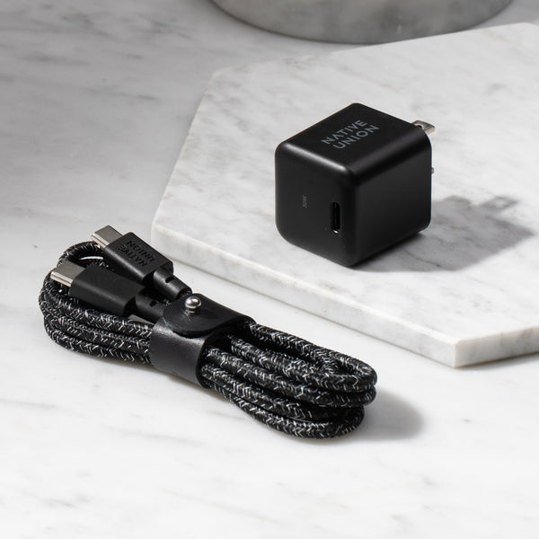 Native Union Fast GaN Charger PD 30W With USB-C Cable