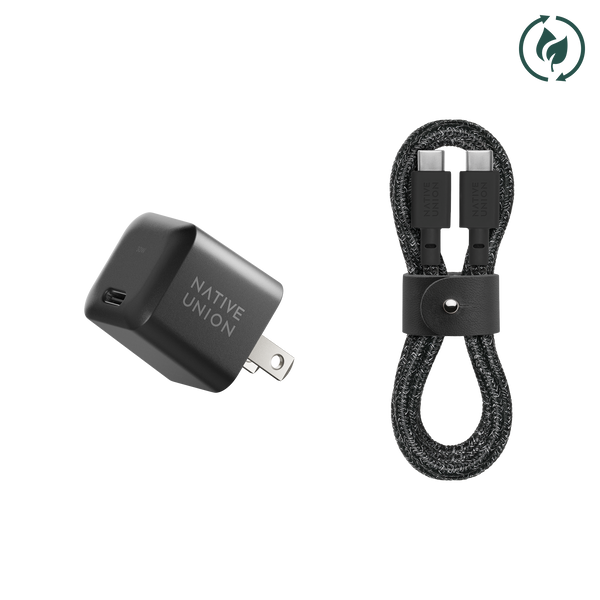 native union Fast GaN Charger PD 30W with USB-C Cable