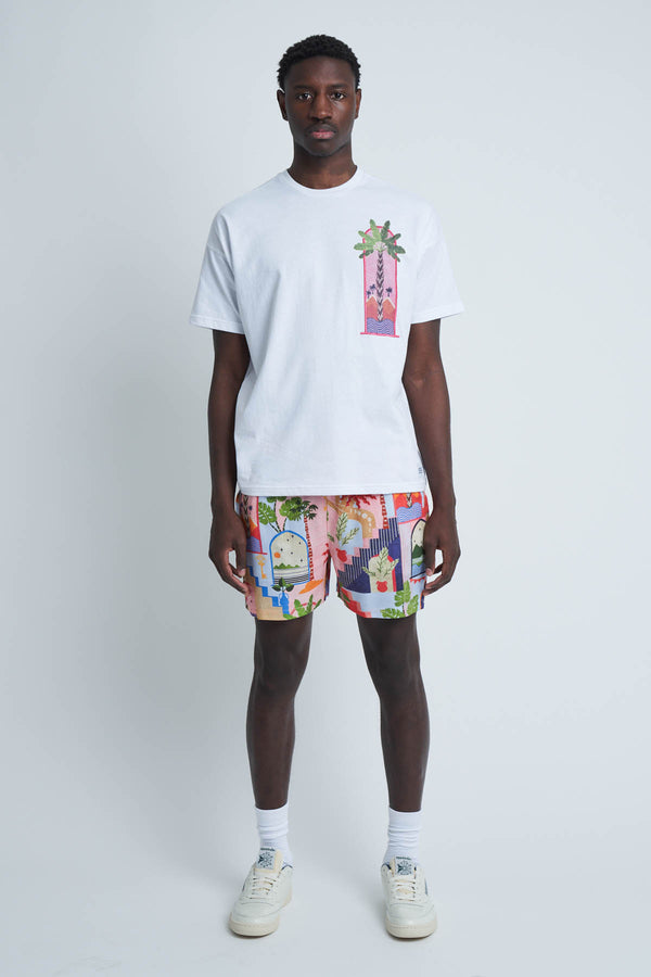 native youth CORBERO RELAXED FIT T-SHIRT WITH BACK GRAPHIC