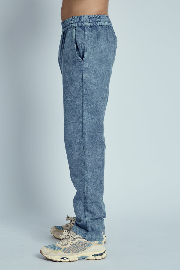 Native Youth GALLANT WASHED DAMASK JACQUARD TROUSERS