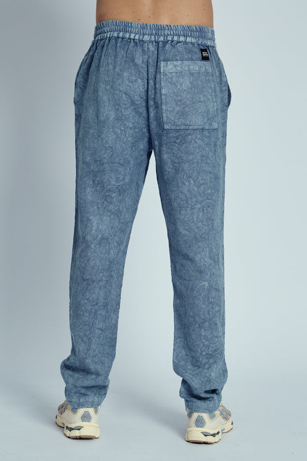 Native Youth GALLANT WASHED DAMASK JACQUARD TROUSERS