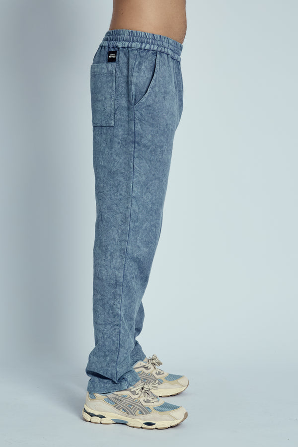 Native Youth GALLANT WASHED DAMASK JACQUARD TROUSERS