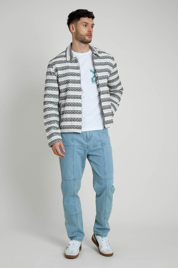 Native Youth ALFONSO PATCHED SEAM JEANS