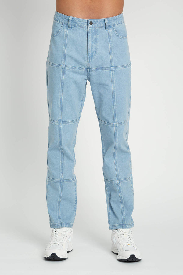 Native Youth ALFONSO PATCHED SEAM JEANS