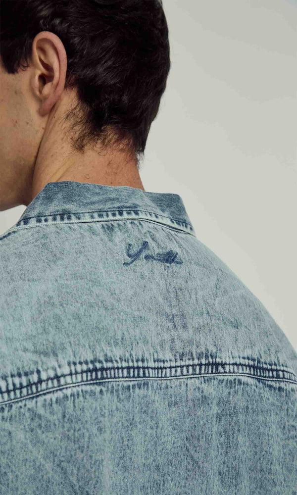 Native Youth ARBOR DENIM BOXY FIT REVERE SHIRT