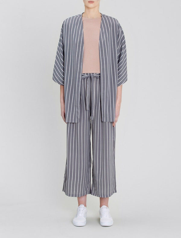 Native Youth Aya Stripe Kimono Jacket