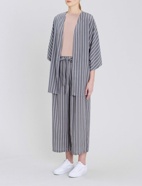 Native Youth Aya Stripe Kimono Jacket