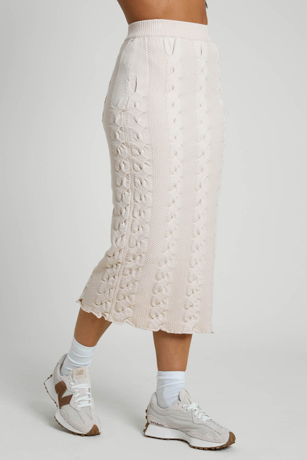 native youth BERGAMOT SKIRT - STONE