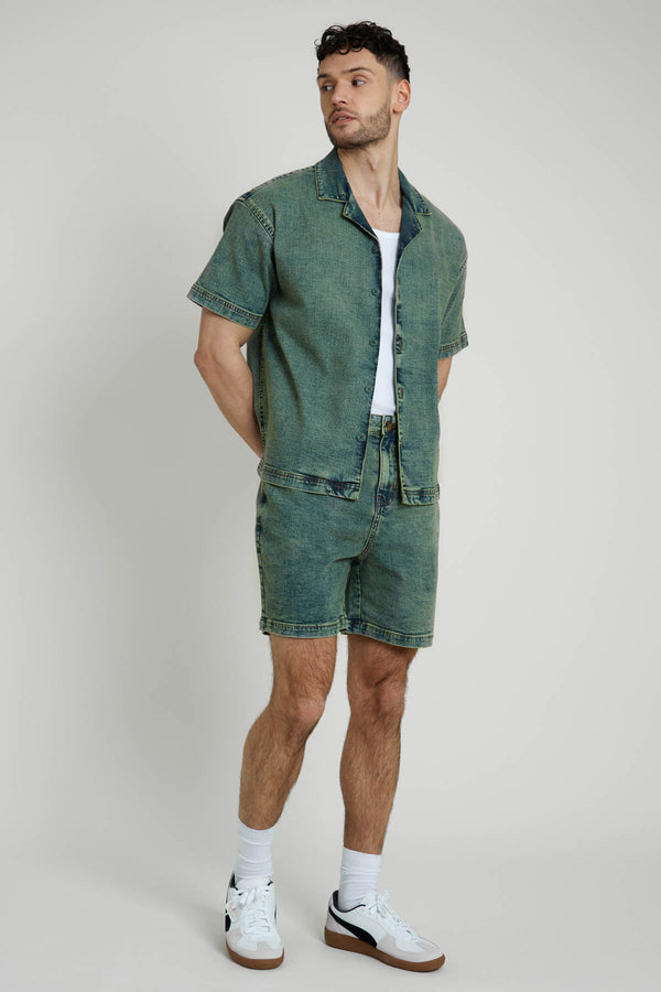 native youth BIRKHEAD DENIM SHIRT