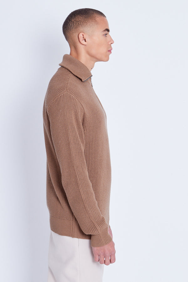 Native Youth BOOTH HALF ZIP KNIT