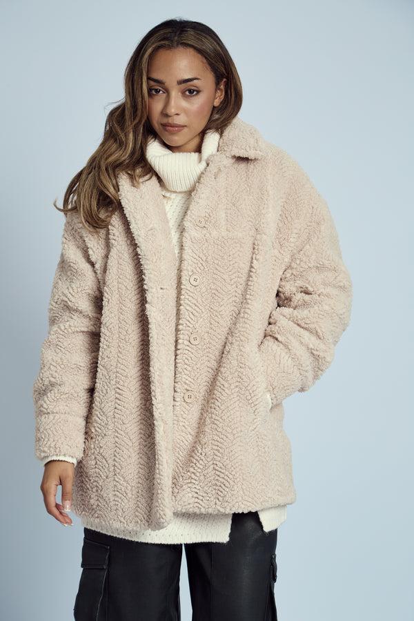 native youth BOUCA BOUCLE SHERPA JACKET