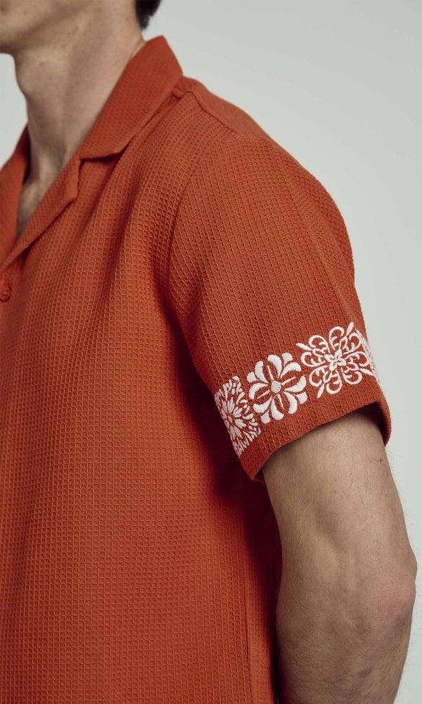 Native Youth BRUCE WASHED WAFFLE SHIRT