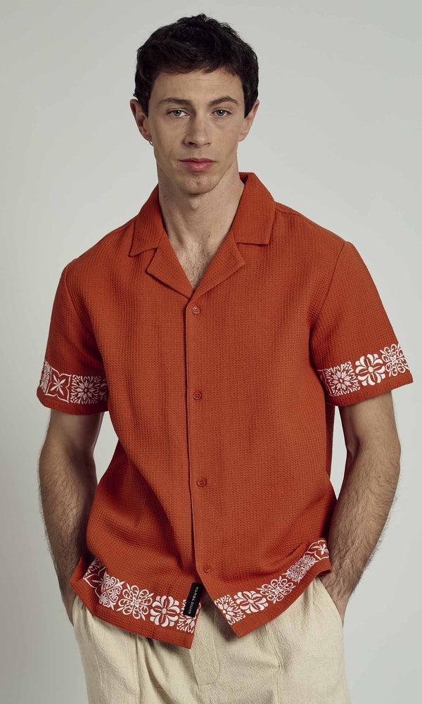 native youth BRUCE WASHED WAFFLE SHIRT