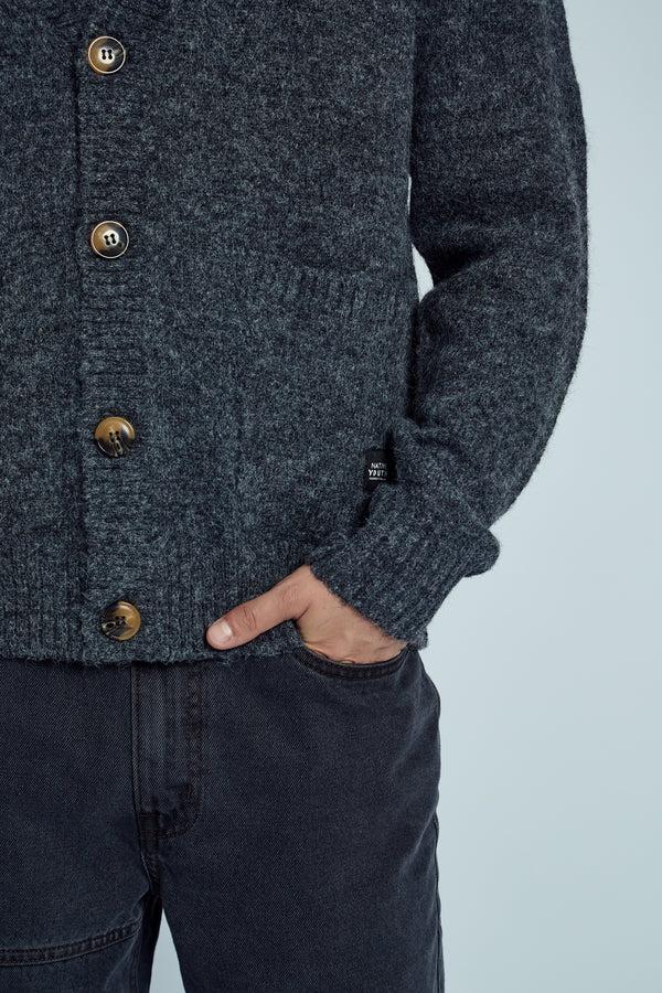 Native Youth CASPER RECYCLED YARN KNITTED CARDIGAN