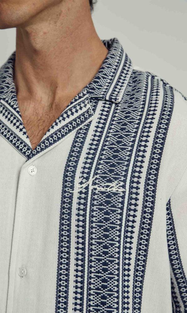 Native Youth CEDAR TEXTURED STRIPE SHIRT